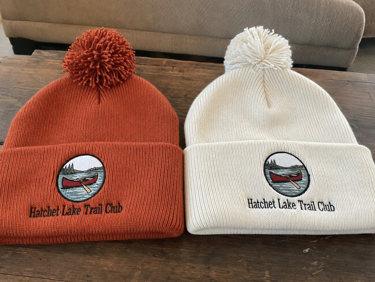 Beanies with logo — customer photo